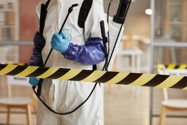 Professional Biohazard Cleanup technician working in Lansdowne, PA